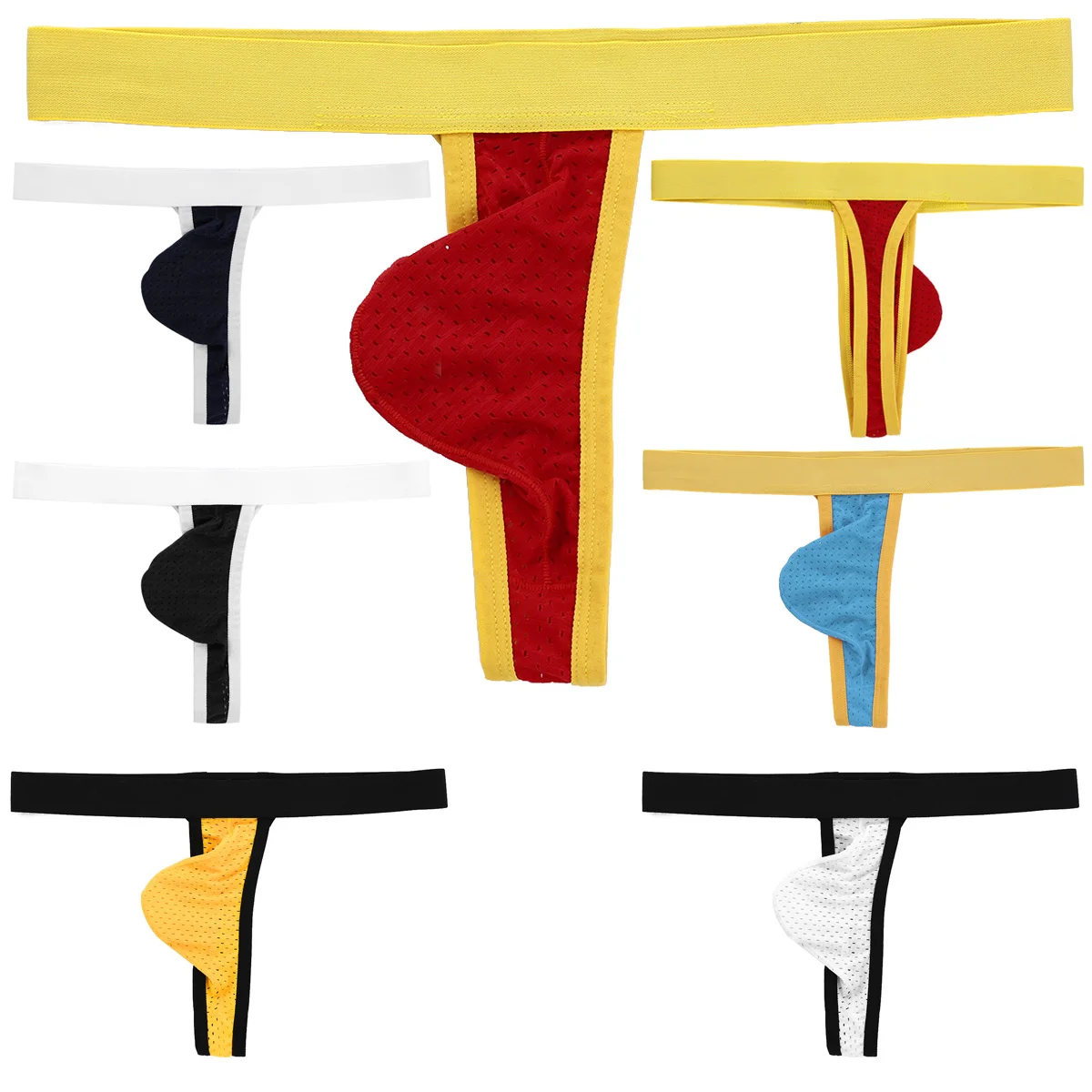 Mens Sexy Thong Underwear Stretch Breathable See Through Briefs T-Back Low Waist Panties G Strings Thong Exotic Men Underwear 
Mens Sexy Thong Underwear Stretch Breathable See Through Briefs T-Back Low Waist Panties G Strings Thong Exotic Men Underwear