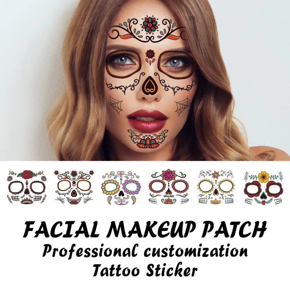 Temporary Face Tattoo Vivid Appearance Long-lasting Cosplay Props Floral Rose Party Costume Face Temporary Stickers for Party Fa
Temporary Face Tattoo Vivid Appearance Long-lasting Cosplay Props Floral Rose Party Costume Face Temporary Stickers for Party Fa