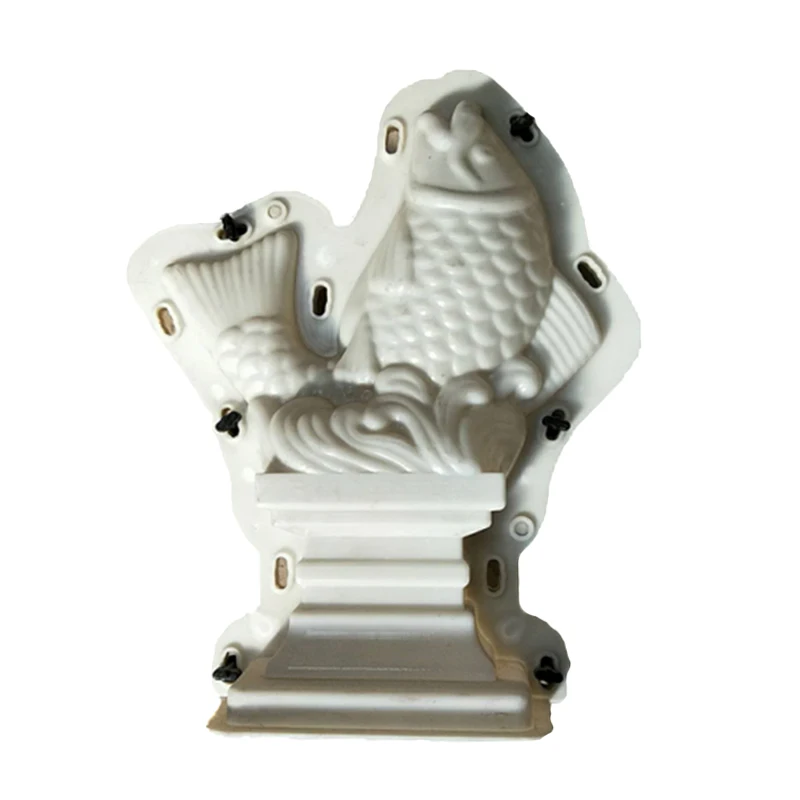 ABS plastic moulds serape Koi fish statue mold fortune of house villa garden concrete molds good quality garden fence
ABS plastic moulds serape Koi fish statue mold fortune of house villa garden concrete molds good quality garden fence