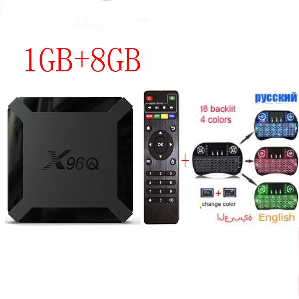 X96Q TV Box android 10 Allwinner H313 Quad Core 2GB 16GB/1G 8G with 4K 100m lan 2.4g wifi optional i8 keyboard
X96Q TV Box android 10 Allwinner H313 Quad Core 2GB 16GB/1G 8G with 4K 100m lan 2.4g wifi optional i8 keyboard