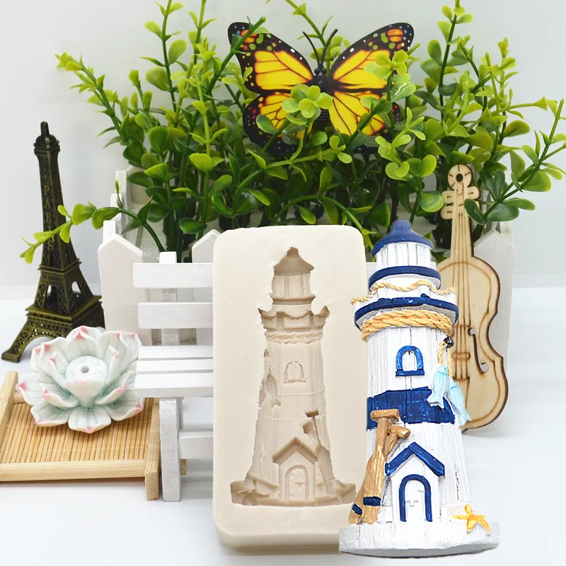 Tower Silicone Mold Lighthouse Cake Chocolate Dessert Lace Decoration DIY Pastry Fondant Moulds Resin Kitchen Tool For Baking
Tower Silicone Mold Lighthouse Cake Chocolate Dessert Lace Decoration DIY Pastry Fondant Moulds Resin Kitchen Tool For Baking