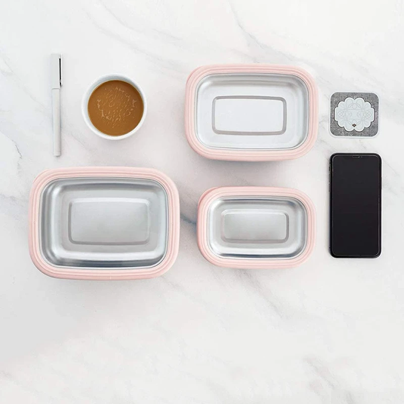 Lunch Box Food Container Bento Lunch Box with Non-Slip External Leak-Proof Crisper, Sealed Bowl 3-Piece Set
Lunch Box Food Container Bento Lunch Box with Non-Slip External Leak-Proof Crisper, Sealed Bowl 3-Piece Set