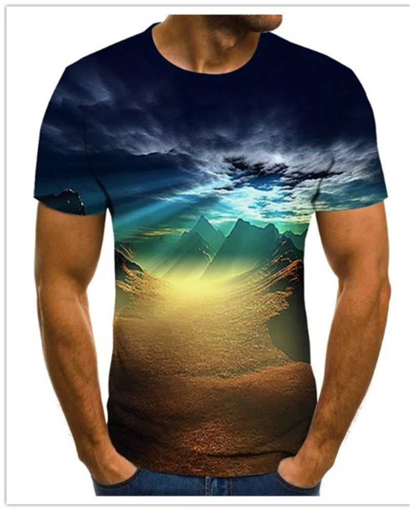 2021 new fashion men's T-shirt beautiful starry sky tops 3D printed short sleeve summer round neck shirt trendy streetwear
2021 new fashion men's T-shirt beautiful starry sky tops 3D printed short sleeve summer round neck shirt trendy streetwear