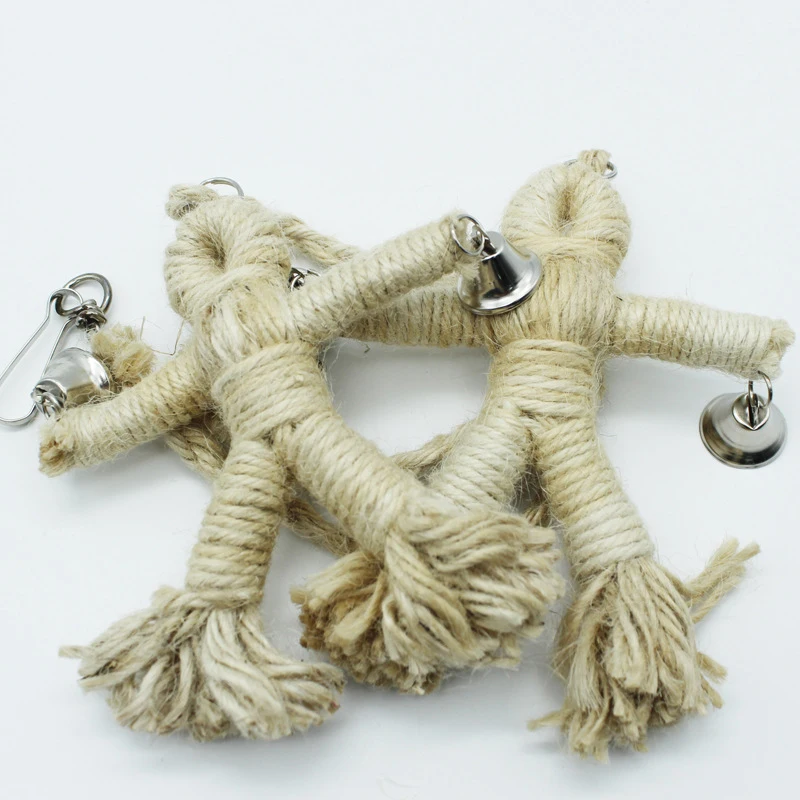 Parrot Toys Premium Hemp Ropes Pet Bird Parrot Toy Swing Hanging Toy Human Design Chew Toy Hang Rope Bird Playing Christmas
Parrot Toys Premium Hemp Ropes Pet Bird Parrot Toy Swing Hanging Toy Human Design Chew Toy Hang Rope Bird Playing Christmas