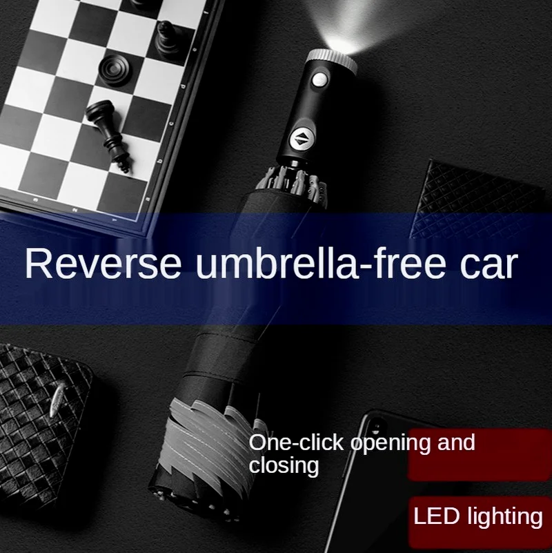 Automatic Reverse Umbrella Covered Reflective Umbrella Anti-ultraviolet Foldable Umbrella Foldable Car Sun Umbrella Uv Umbrella
Automatic Reverse Umbrella Covered Reflective Umbrella Anti-ultraviolet Foldable Umbrella Foldable Car Sun Umbrella Uv Umbrella
