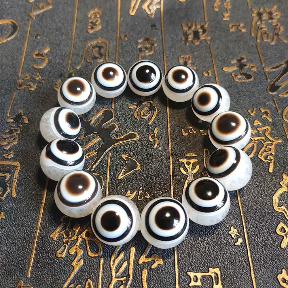 New Natural Dzi Bead 17mm White Crystal Agate Symbiosis Beads Heaven Eye Dzi Bracelet High Quality Jewelry
New Natural Dzi Bead 17mm White Crystal Agate Symbiosis Beads Heaven Eye Dzi Bracelet High Quality Jewelry