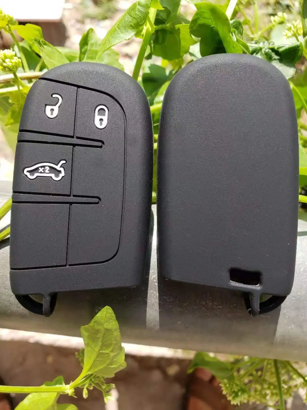 Силиконовый держатель для ключей Jeep Grand Cherokee Dodge Chrysler Fiat Ottimo Viaggio дистанционного