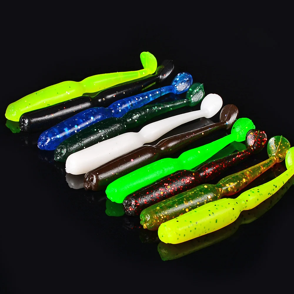 10pc/lot Fishing Soft Lure 5.5cm/7.5cm Softbaits Fishing Tackle Silicon 1.5g/3.5g Artificial 10 color Handmade Fishing Bait
10pc/lot Fishing Soft Lure 5.5cm/7.5cm Softbaits Fishing Tackle Silicon 1.5g/3.5g Artificial 10 color Handmade Fishing Bait