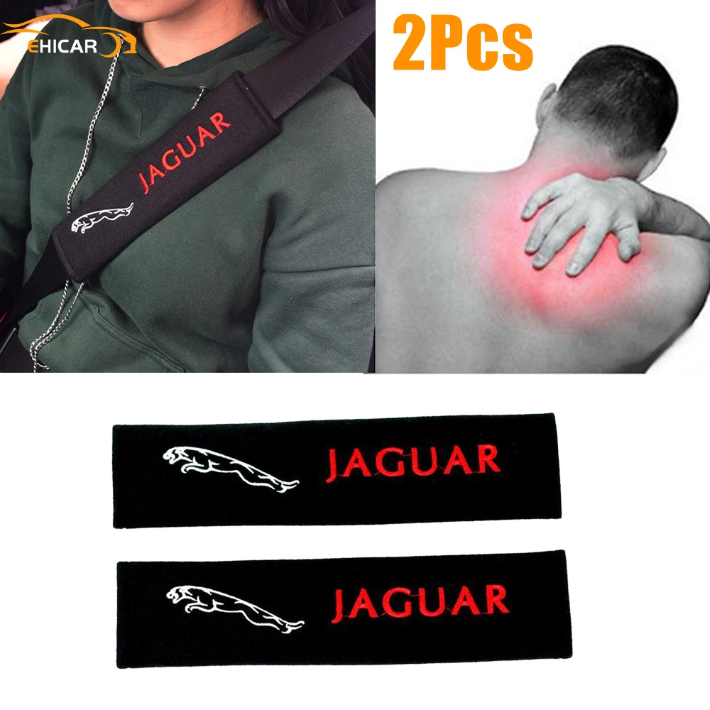 VEHICAR 2Pcs Car Seat Belt Cover Shoulder Pad Safety Belt Pads For JAGUAR Logo knitting Vehicle Accessories
VEHICAR 2Pcs Car Seat Belt Cover Shoulder Pad Safety Belt Pads For JAGUAR Logo knitting Vehicle Accessories