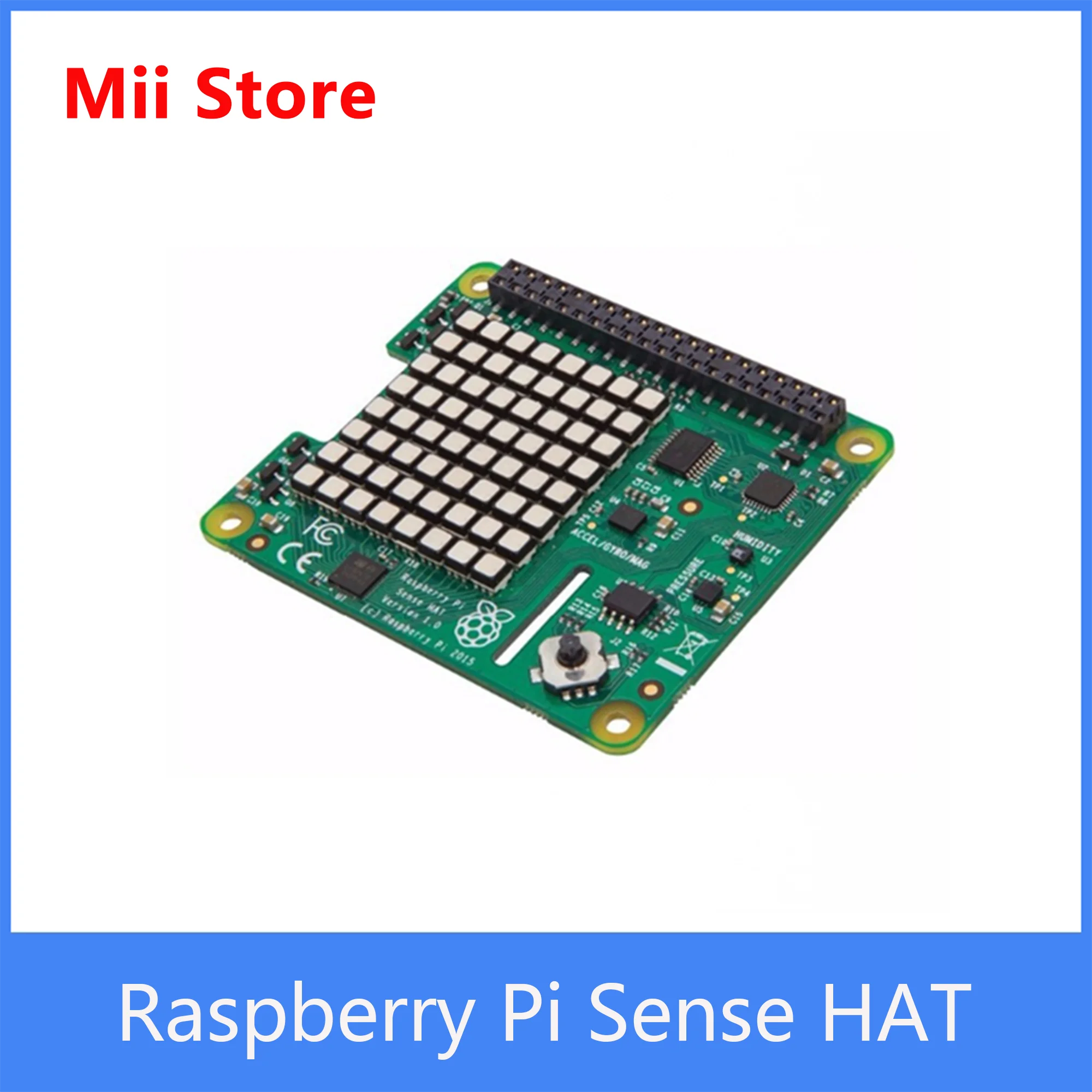 Плата расширения датчика Raspberry Pi Sense HAT для Raspberry Pi 3B + Pi4B Pi Zero W
Плата расширения датчика Raspberry Pi Sense HAT для Raspberry Pi 3B + Pi4B Pi Zero W