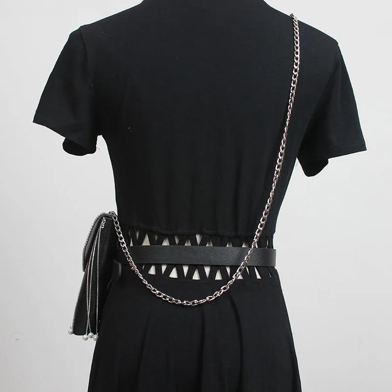 SeeBeautiful Metal Pin Buckle Long Chain Removable PU Bag Tassel Waist Belts Girdle Simple New Fashion 2021 Spring Women M968
SeeBeautiful Metal Pin Buckle Long Chain Removable PU Bag Tassel Waist Belts Girdle Simple New Fashion 2021 Spring Women M968