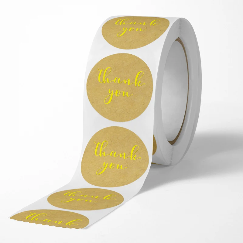 500 Sticker Kraft Paper Hot Gold Thank You Sticker Gift Pack Party Decoration Dot Round Self adhesive Labels Stationery Stickers
500 Sticker Kraft Paper Hot Gold Thank You Sticker Gift Pack Party Decoration Dot Round Self adhesive Labels Stationery Stickers