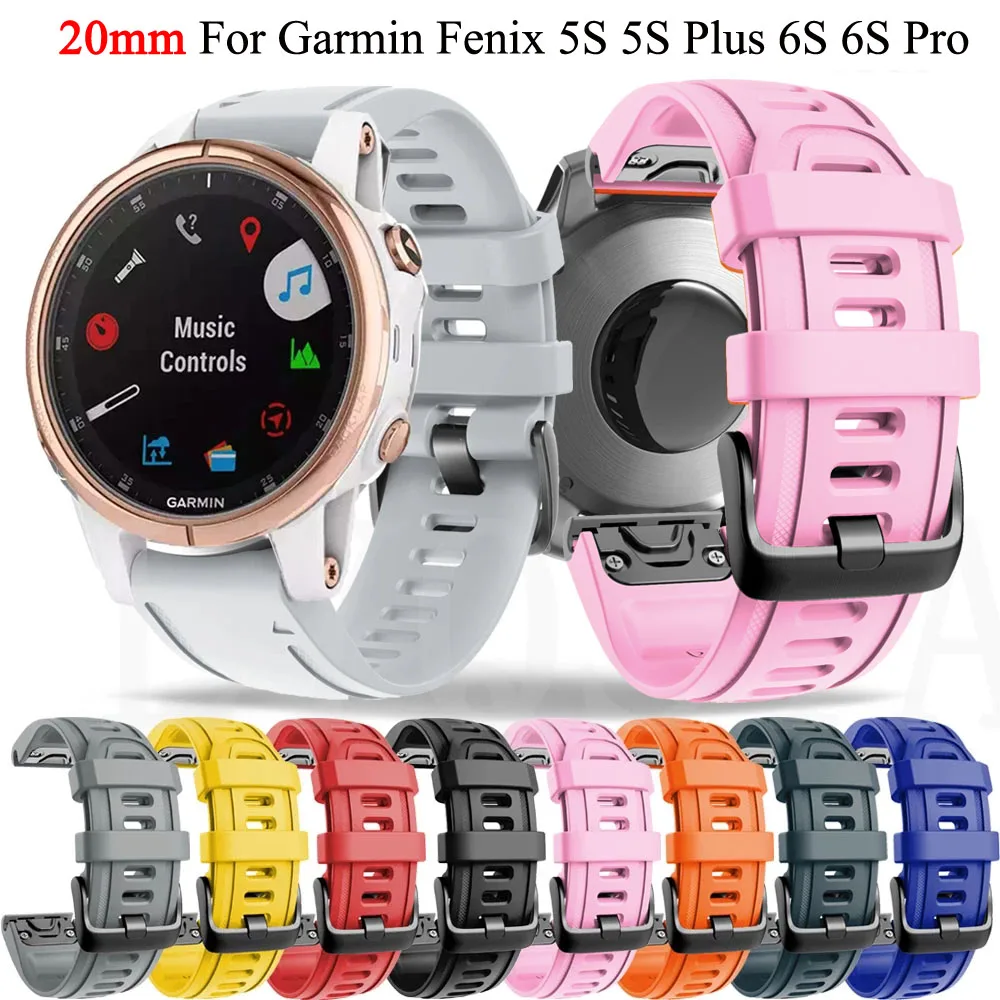 Ремешок 20 мм для смарт-часов, браслет для Garmin Fenix 6S/6S Pro, мягкий силиконовый сменный ремешок Fenix 5S/5S Plus/D2 Delta S, Смарт-часы
Ремешок 20 мм для смарт-часов, браслет для Garmin Fenix 6S/6S Pro, мягкий силиконовый сменный ремешок Fenix 5S/5S Plus/D2 Delta S, Смарт-часы