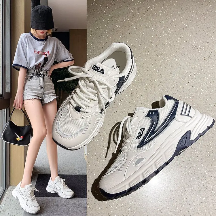 Новинка 2021, модная женская дышащая сетчатая Спортивная белая повседневная обувь на весну и осень 
Новинка 2021, модная женская дышащая сетчатая Спортивная белая повседневная обувь на весну и осень