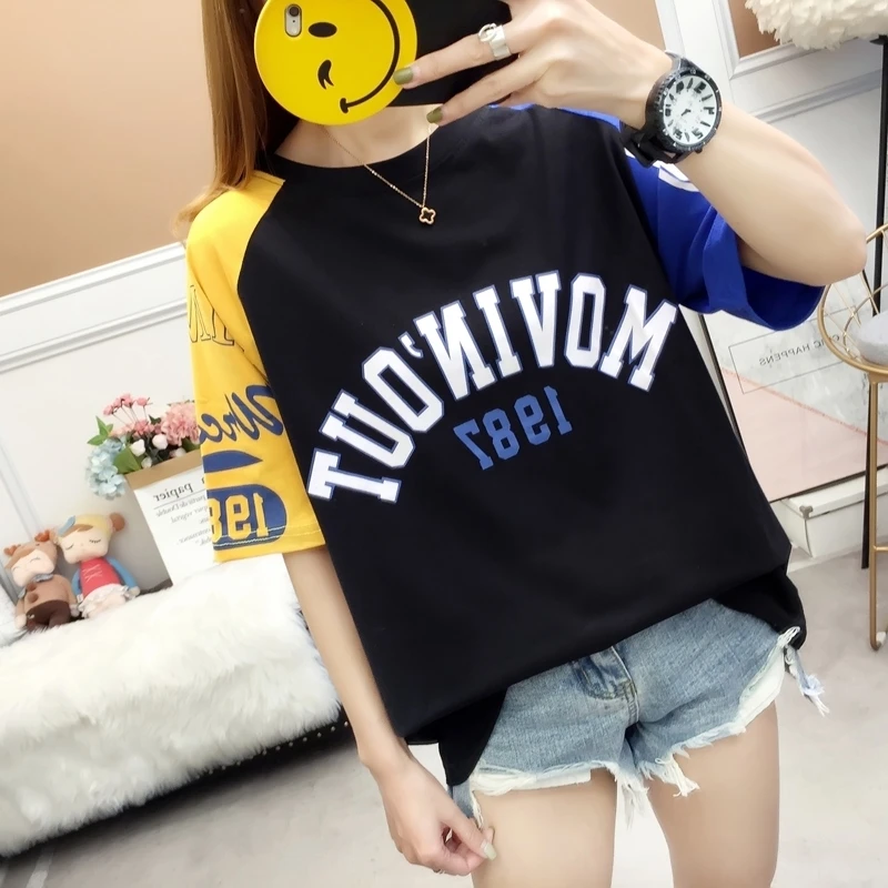 2020 Spring and Summer New Style Large GIRL'S Color Short Sleeved T-shirt Plus-sized Womenswear mm Plus-sized Loose 200 Jin
2020 Spring and Summer New Style Large GIRL'S Color Short Sleeved T-shirt Plus-sized Womenswear mm Plus-sized Loose 200 Jin
