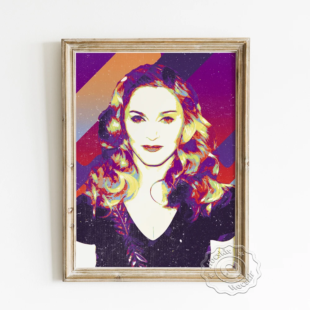 Famous Singer Madonna Fashion Poster, Music Star Fans Collection, Elegant Woman Modern Wall Picture, Abstract Prints Home Decor
Famous Singer Madonna Fashion Poster, Music Star Fans Collection, Elegant Woman Modern Wall Picture, Abstract Prints Home Decor