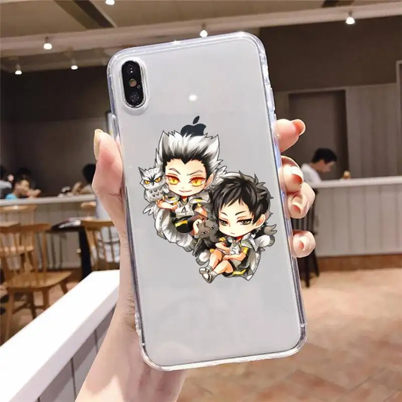 Cute Japan Anime Oya Haikyuu Phone Case Transparent soft For iphone 5 5s 5c se 6 6s 7 8 11 12 plus mini x xs xr pro max
Cute Japan Anime Oya Haikyuu Phone Case Transparent soft For iphone 5 5s 5c se 6 6s 7 8 11 12 plus mini x xs xr pro max