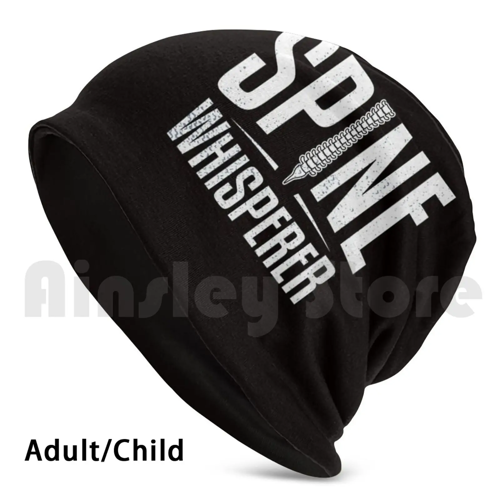 

Chiropractor Occupation Spine Adjustment Funny Gift Beanie Hedging Cap DIY Print Cushion Massage Joint Licensed Massage