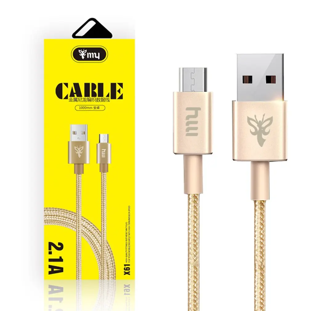 PowerLine Micro USB The Premium Durable Cable Double Braided Nylon X61 X62 X63 X77 X79 for Samsung iphone Type-C Android | Электроника