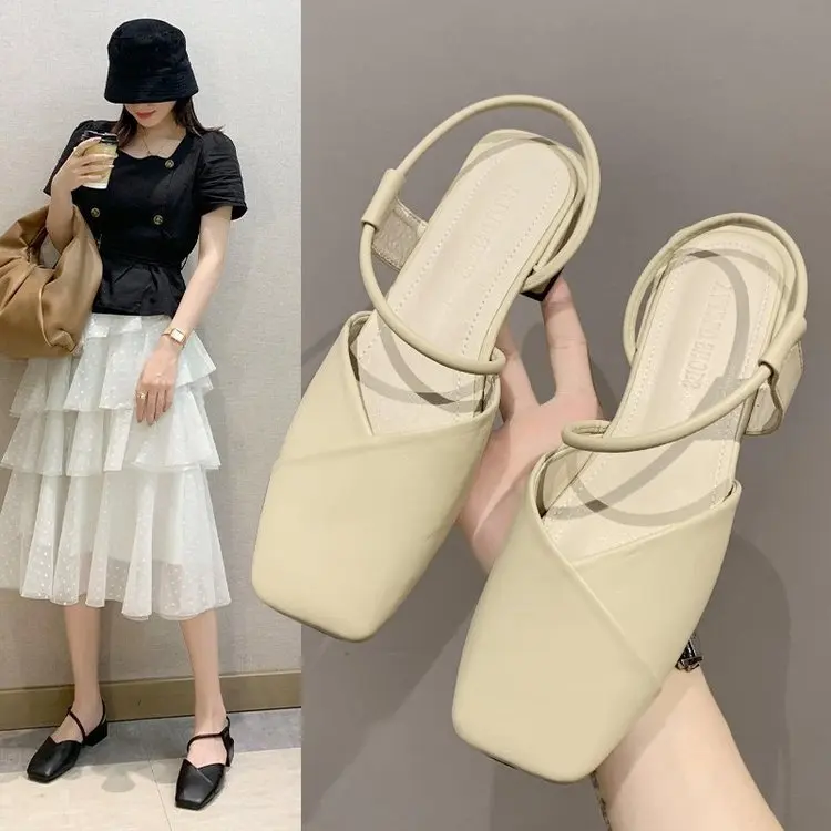 Comfort Shoes for Women Beige Heeled Sandals Shallow Mouth 2021 Summer Black New Low Closed Girls Fashion Block Gladiator Back S
Comfort Shoes for Women Beige Heeled Sandals Shallow Mouth 2021 Summer Black New Low Closed Girls Fashion Block Gladiator Back S