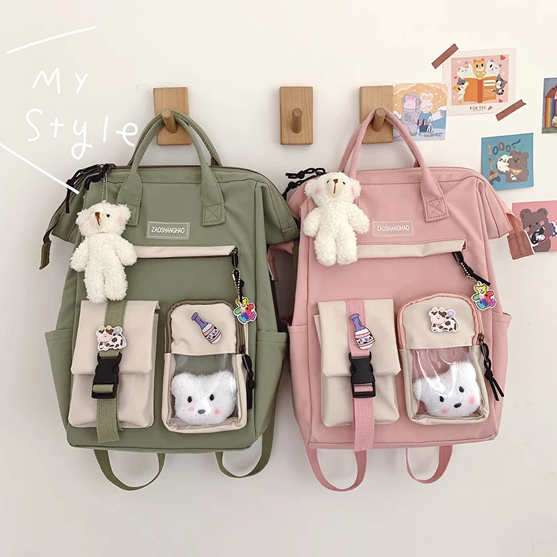 2021 Women Waterproof Candy Colors Backpacks Fancy High School Bags Preppy Purple Backpack for Teenage Girl Cute Travel Rucksack
2021 Women Waterproof Candy Colors Backpacks Fancy High School Bags Preppy Purple Backpack for Teenage Girl Cute Travel Rucksack