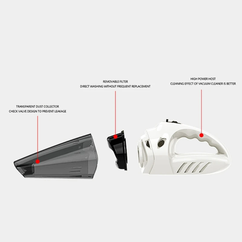 Handheld Vacuums Cordless,Wet Dry Car Pet Cleaner Rechargeable 120W 4500Pa Stron P9YD
Handheld Vacuums Cordless,Wet Dry Car Pet Cleaner Rechargeable 120W 4500Pa Stron P9YD