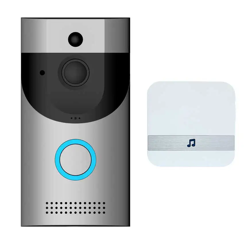 Anytek B30 WIFI Waterproof Video Smart Doorbell + B10 Doorbell Receiver PIR Alarm Wireless Intercom IR Night Vision IP Camera
Anytek B30 WIFI Waterproof Video Smart Doorbell + B10 Doorbell Receiver PIR Alarm Wireless Intercom IR Night Vision IP Camera
