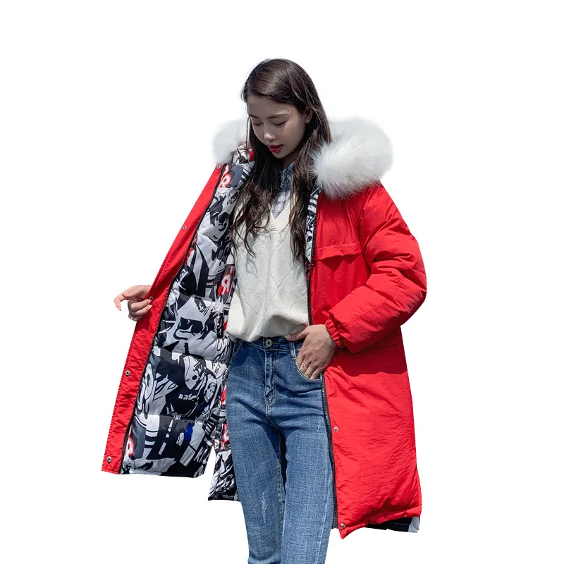 Winter Jacket Women 2019 Fashion Fur Hooded Quilted winter coat women Warm Down Cotton Parka female jackets Plus Size YG228
Winter Jacket Women 2019 Fashion Fur Hooded Quilted winter coat women Warm Down Cotton Parka female jackets Plus Size YG228