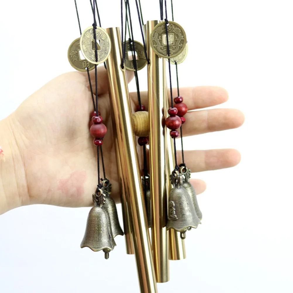 1PC Outdoor Metal Bronze Wind Chimes 4 Tubes Garden Hanging Decor Ornament Door Decoration Pendant
1PC Outdoor Metal Bronze Wind Chimes 4 Tubes Garden Hanging Decor Ornament Door Decoration Pendant