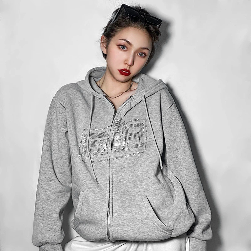 Толстовка y2k Женская в Корейском стиле, модная женская Толстовка Оверсайз в винтажном стиле с длинным рукавом, 2021
Толстовка y2k Женская в Корейском стиле, модная женская Толстовка Оверсайз в винтажном стиле с длинным рукавом, 2021