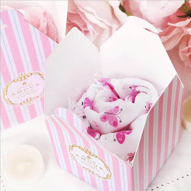 50pcs/lot Tiffany Blue White Stripe Exquisite Small Gift Box Baking Pastry Cookie Wrapper Carton Wedding Party Favor Candy Box
50pcs/lot Tiffany Blue White Stripe Exquisite Small Gift Box Baking Pastry Cookie Wrapper Carton Wedding Party Favor Candy Box