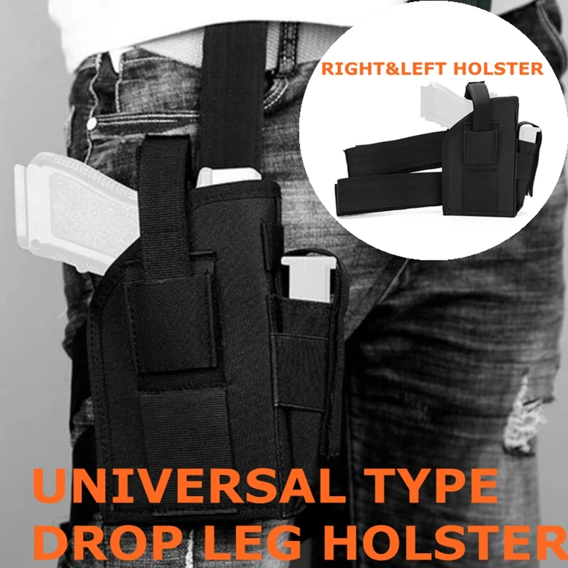 For Any Type Pistol Holster Pouch Universal Belt Leg Gun Holster for Hunting Right&Left Hand Glock/SIG/PPK 
For Any Type Pistol Holster Pouch Universal Belt Leg Gun Holster for Hunting Right&Left Hand Glock/SIG/PPK