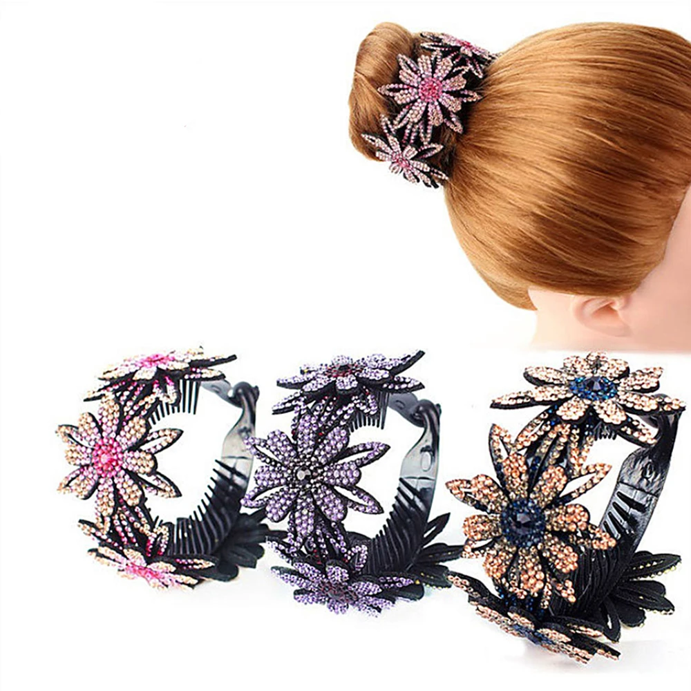 Rhinestone Hair Bun Claws Holders Cage Hair Stick Hair Accessories Crystal Hair Clips Ponytail Holder Hair Claw
Rhinestone Hair Bun Claws Holders Cage Hair Stick Hair Accessories Crystal Hair Clips Ponytail Holder Hair Claw