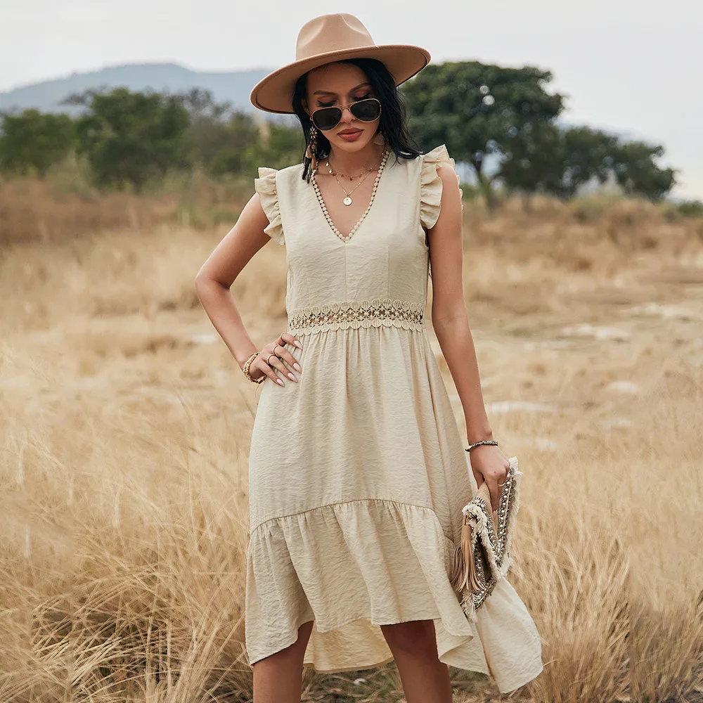 Summer Dresses For Women 2021 Elegant Party Club Evening Sexy Hollow Patchwork Holiday White Midi Dress Clothing Suknia
Summer Dresses For Women 2021 Elegant Party Club Evening Sexy Hollow Patchwork Holiday White Midi Dress Clothing Suknia
