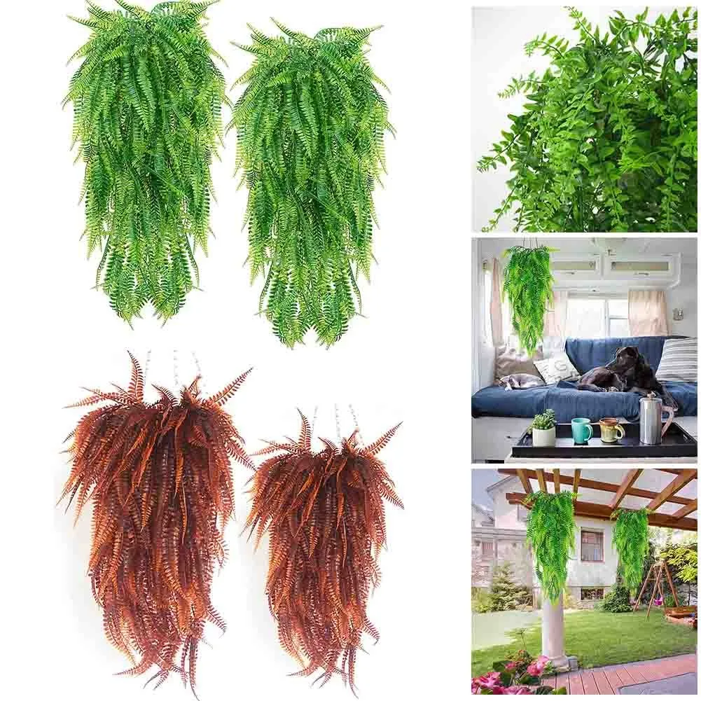 2 Colors Simulation Fern Grass Green Plant Plastic Artificial Fern Persian Leaves Fake Green Plant Outdoor Garden Home Decor
2 Colors Simulation Fern Grass Green Plant Plastic Artificial Fern Persian Leaves Fake Green Plant Outdoor Garden Home Decor