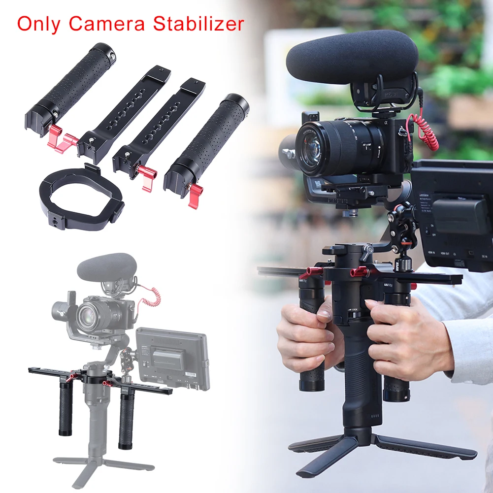 Accessories Dual Handle Grip Position Adjustable DSLR Camera Stabilizer Light Holder Quick Release Portable For DJI Ronin S SC
Accessories Dual Handle Grip Position Adjustable DSLR Camera Stabilizer Light Holder Quick Release Portable For DJI Ronin S SC