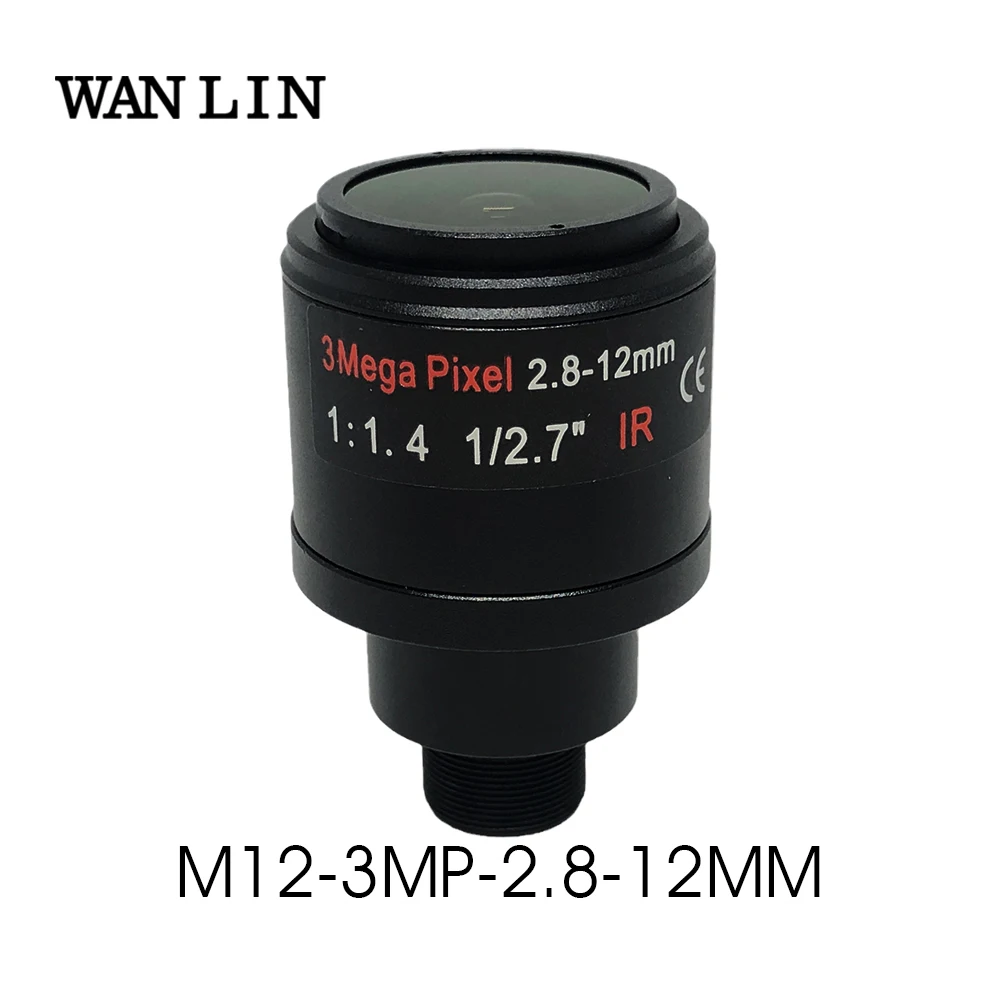 3.0Megapixel Fixed Iris M12 HD 2.8-12mm Varifocal Lens for CCTV Security Surveillance Camera F1.4 1/2.7" Manual Focus Zoom
3.0Megapixel Fixed Iris M12 HD 2.8-12mm Varifocal Lens for CCTV Security Surveillance Camera F1.4 1/2.7" Manual Focus Zoom