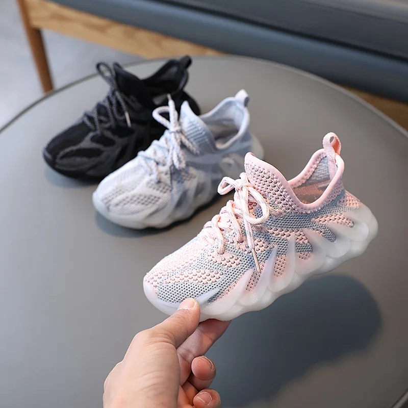 2021 Summer Lightweight Knit Children Sports Shoes Breathable Mesh Soft Bottom Non-slip Boys Girls Toddler Kids Casual Sneakers
2021 Summer Lightweight Knit Children Sports Shoes Breathable Mesh Soft Bottom Non-slip Boys Girls Toddler Kids Casual Sneakers