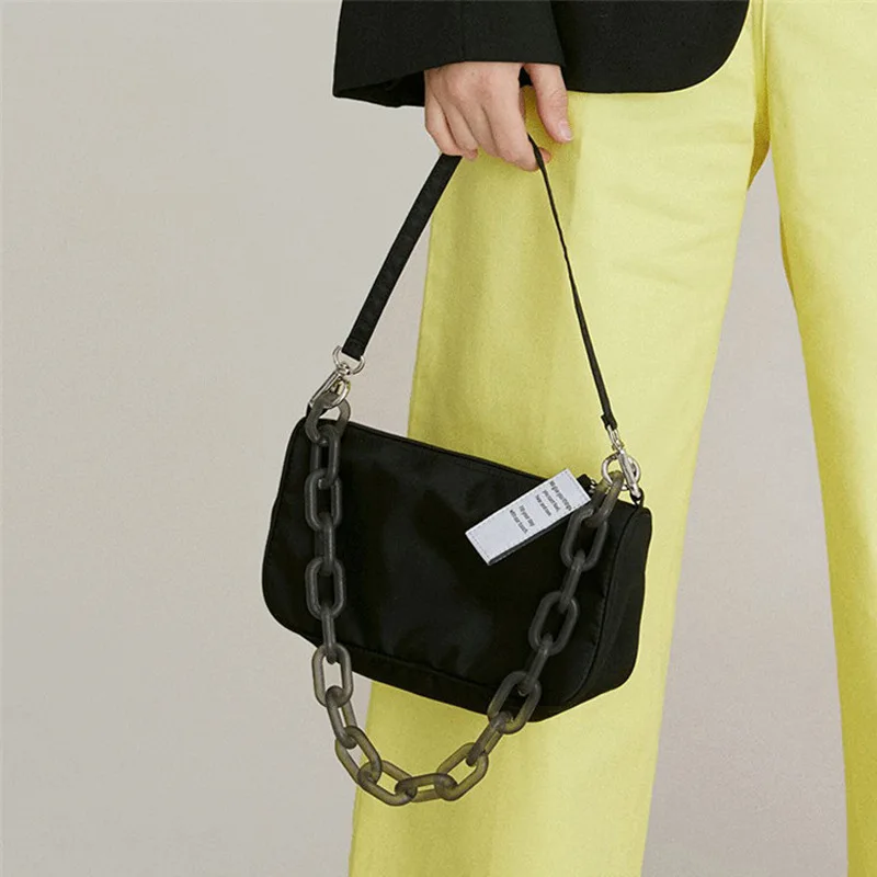Latest Women's Bag Bags for Women 2020Shoulder Bag Designer Chain Straddle One Shoulder Handbag Nylon Underarm Inclined Span Bag
Latest Women's Bag Bags for Women 2020Shoulder Bag Designer Chain Straddle One Shoulder Handbag Nylon Underarm Inclined Span Bag