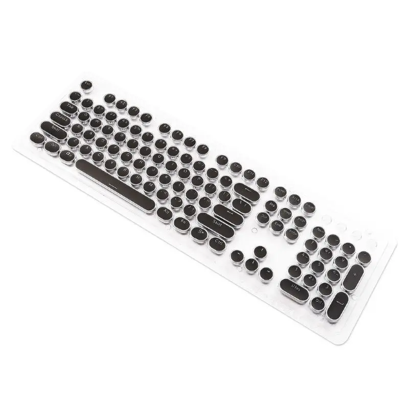 W3JD 104 Keys Retro Round Keycaps Double Shot DIY Steam Punk Steampunk Typewriter Keycaps for Backlit Classy Player Stylized
W3JD 104 Keys Retro Round Keycaps Double Shot DIY Steam Punk Steampunk Typewriter Keycaps for Backlit Classy Player Stylized