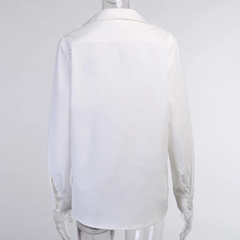 AIIOU Casual Autumn Elegant Streetwear White Woman Turn-down Collar Long Sleeve Shirt Loose Office Lady Female Casual Tops
AIIOU Casual Autumn Elegant Streetwear White Woman Turn-down Collar Long Sleeve Shirt Loose Office Lady Female Casual Tops