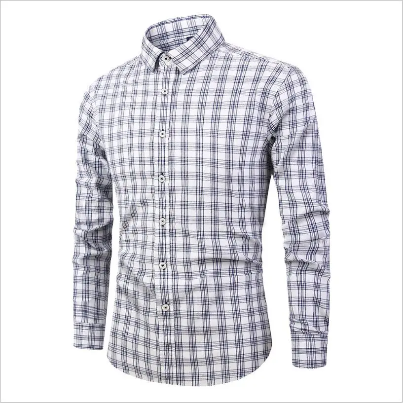 Man spring and autumn new cotton long-sleeved plaid casual shirt youth male popular shirt Korean fashion tide man tops
Man spring and autumn new cotton long-sleeved plaid casual shirt youth male popular shirt Korean fashion tide man tops