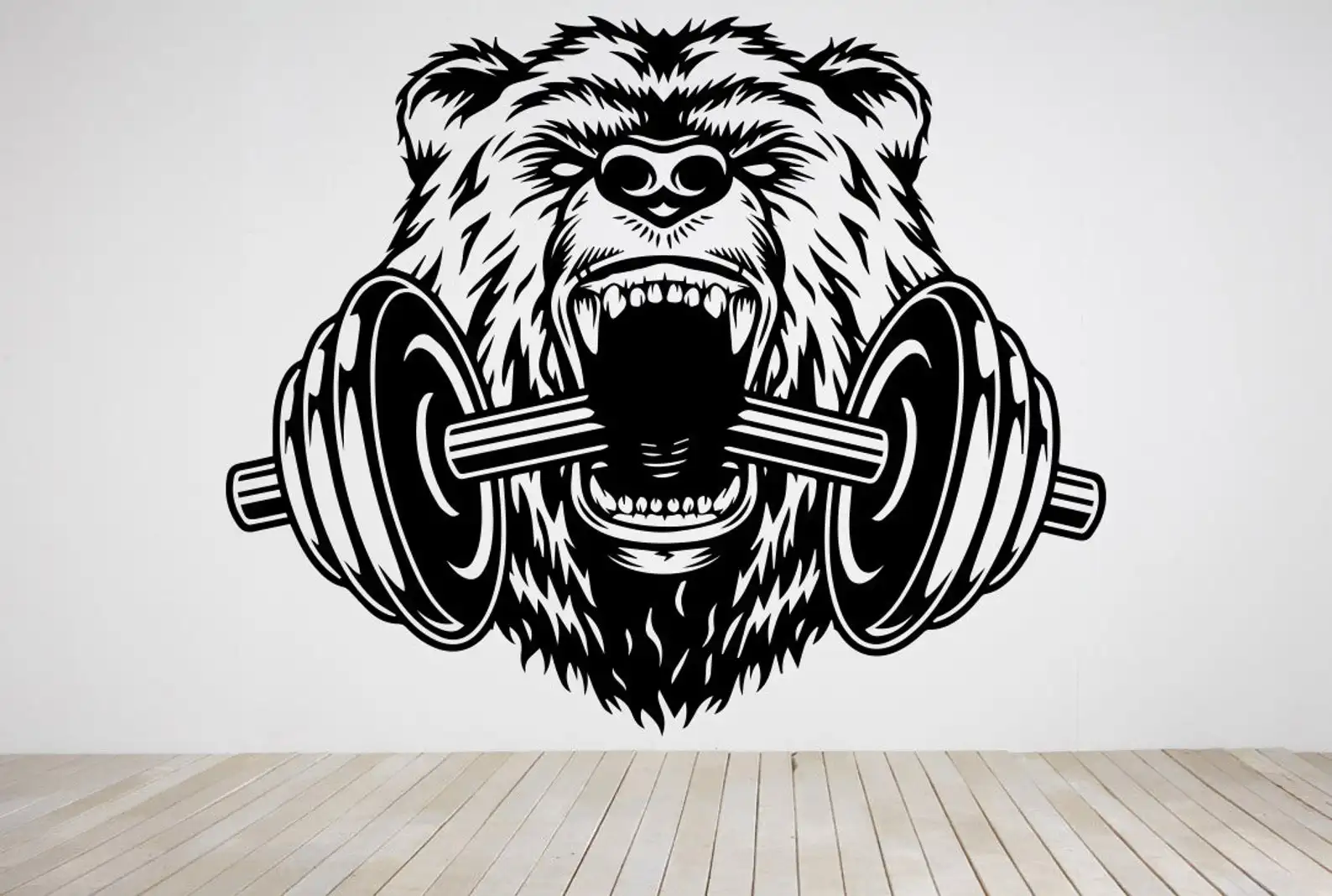 Bodybuilding Wall Stickers Gym Fitness Exercise Muscle Grizzly Wall Stickers Vinyl Home Training Room Art Deco JSF53
Bodybuilding Wall Stickers Gym Fitness Exercise Muscle Grizzly Wall Stickers Vinyl Home Training Room Art Deco JSF53