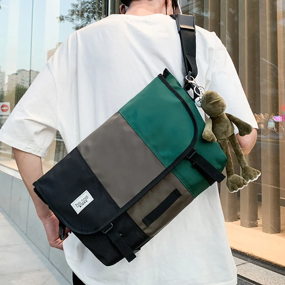 Лоскутная нейлоновая сумка-мессенджер для мужчин и женщин, Мужская Большая вместительная сумка через плечо, рабочая школьная мужская сумка...
Лоскутная нейлоновая сумка-мессенджер для мужчин и женщин, Мужская Большая вместительная сумка через плечо, рабочая школьная мужская сумка...