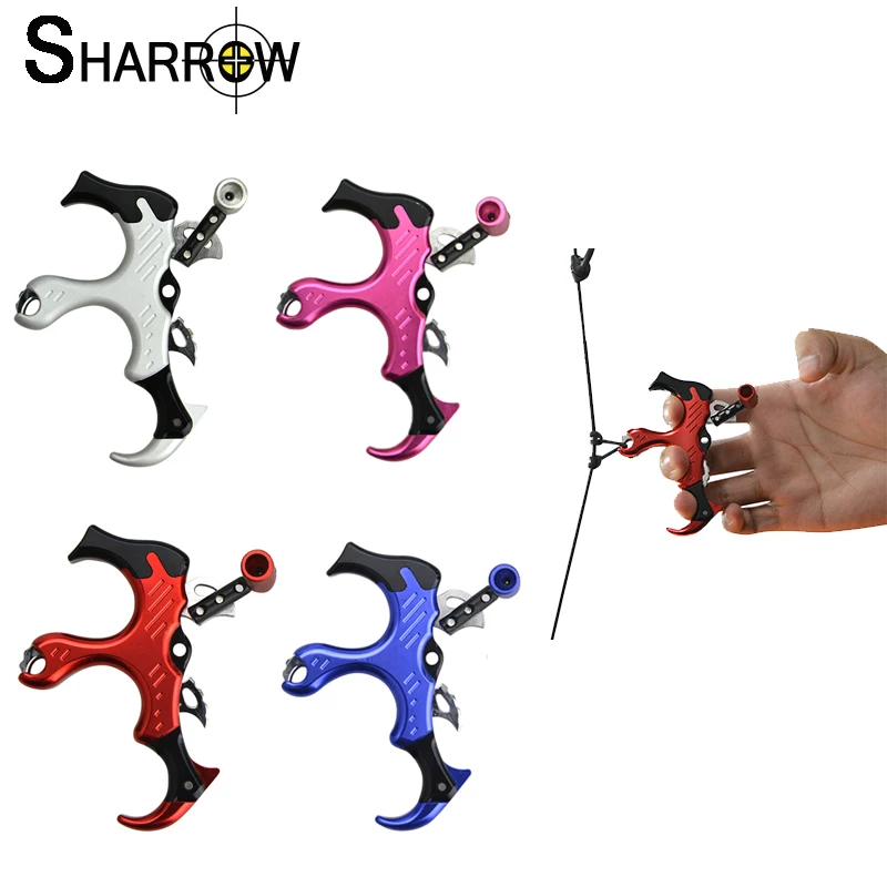 1pc 3 Finger Archery Bow Release Aids Stainless Steel Grip Caliper Thumb Trigger for Compound Bow and Arrows Release Hunting
1pc 3 Finger Archery Bow Release Aids Stainless Steel Grip Caliper Thumb Trigger for Compound Bow and Arrows Release Hunting