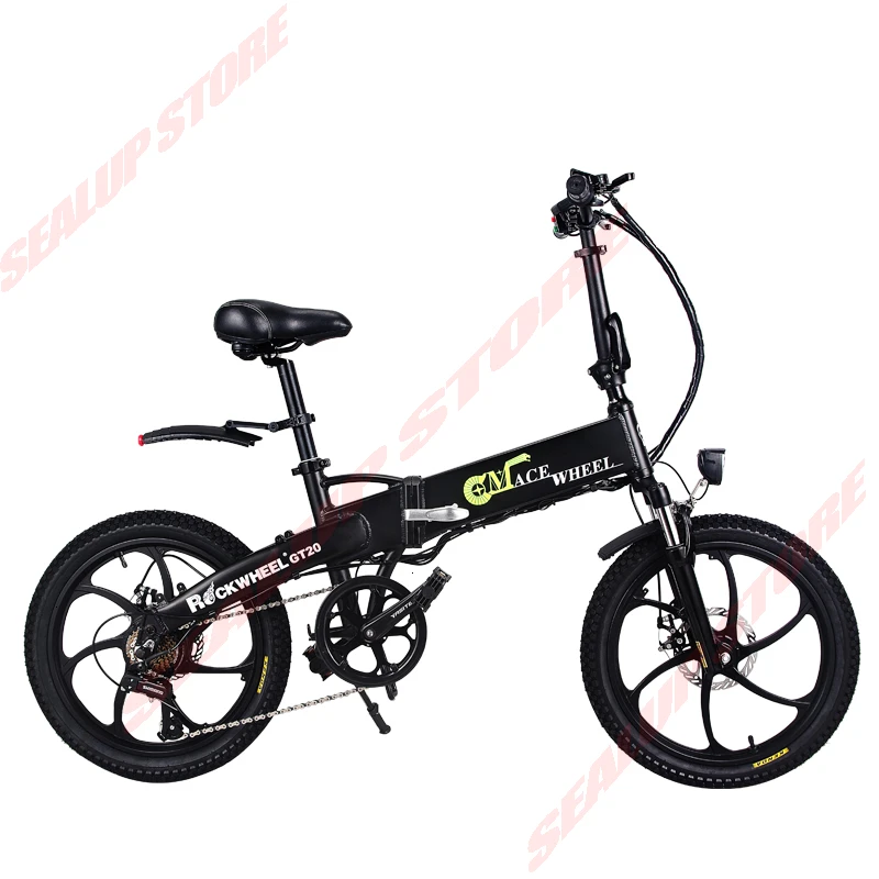 Электрический велосипед 20 дюймов складной minicar Rockwheel GT20 CMACEWHEEL электрический 48 В