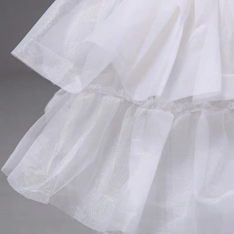 Flower Girls Petticoat Skirt Single Hoop Double Layer Ruffles Wedding Underskirt 50PE
Flower Girls Petticoat Skirt Single Hoop Double Layer Ruffles Wedding Underskirt 50PE