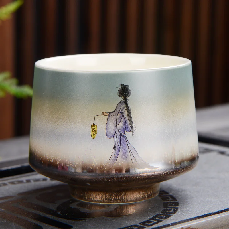 Featured Kung Fu Tea Set Teacup Gradient Creative Hand-painted Maid Cup Ceramic Master Cup Teacup Tea Set Ceramic Handmade
Featured Kung Fu Tea Set Teacup Gradient Creative Hand-painted Maid Cup Ceramic Master Cup Teacup Tea Set Ceramic Handmade