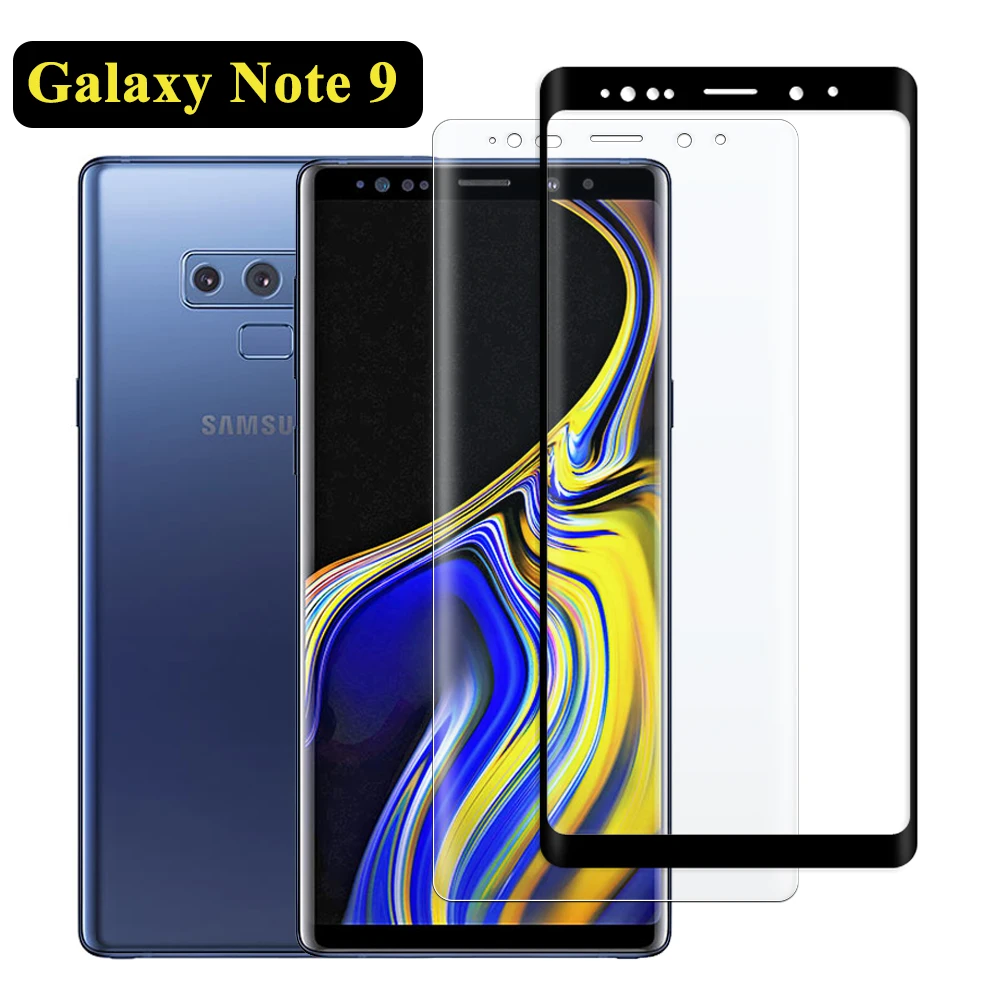 3D изогнутое стекло для Samsung Galaxy Note 9 Защита экрана Samsyng Note9 9Note бронированное