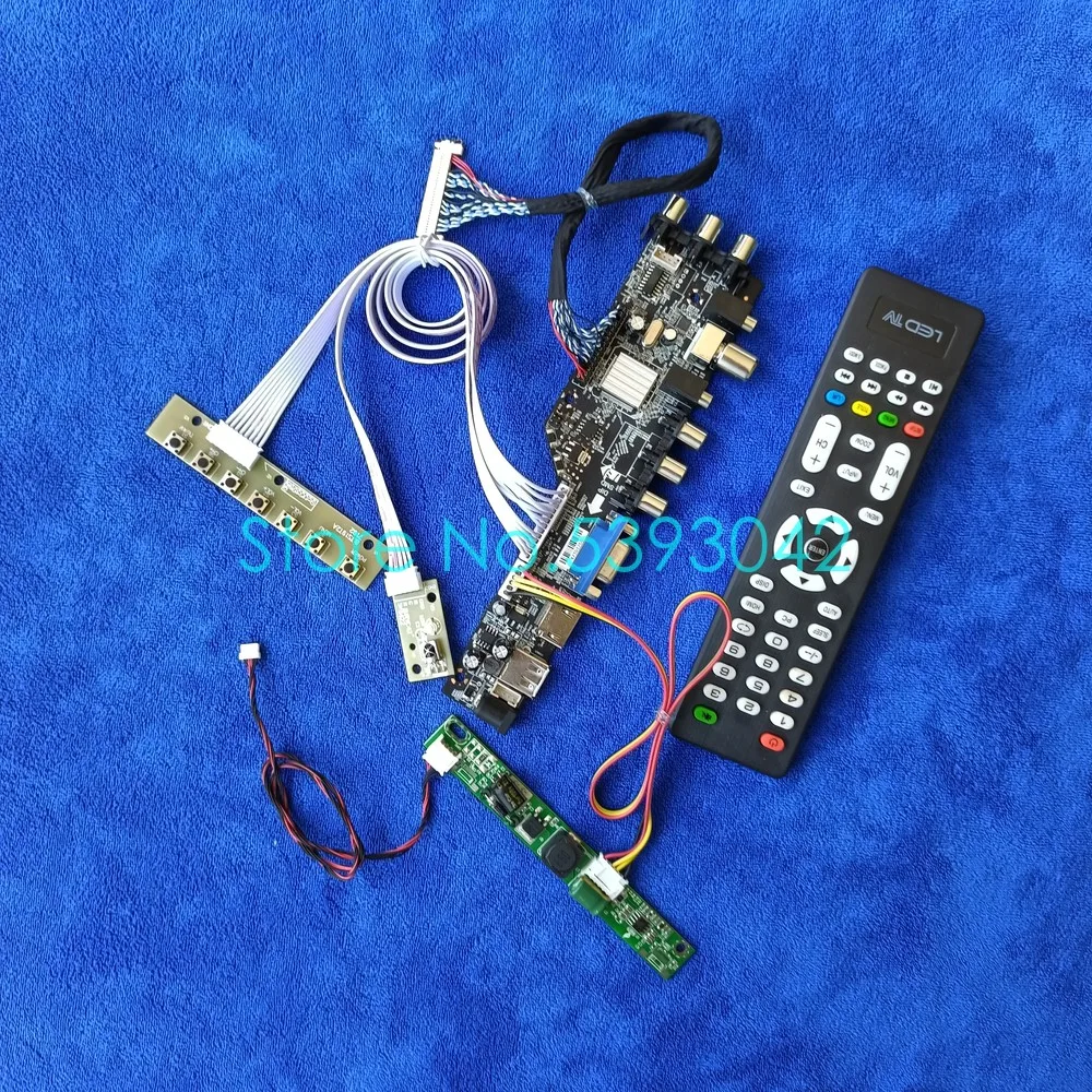 USB+VGA+AV 1440*900 WLDE 60Hz LCD Screen Drive Board Kit Signal Digital LVDS-30Pin For M190CGE/MT190AW02/MV195WGM DVB 3663
USB+VGA+AV 1440*900 WLDE 60Hz LCD Screen Drive Board Kit Signal Digital LVDS-30Pin For M190CGE/MT190AW02/MV195WGM DVB 3663